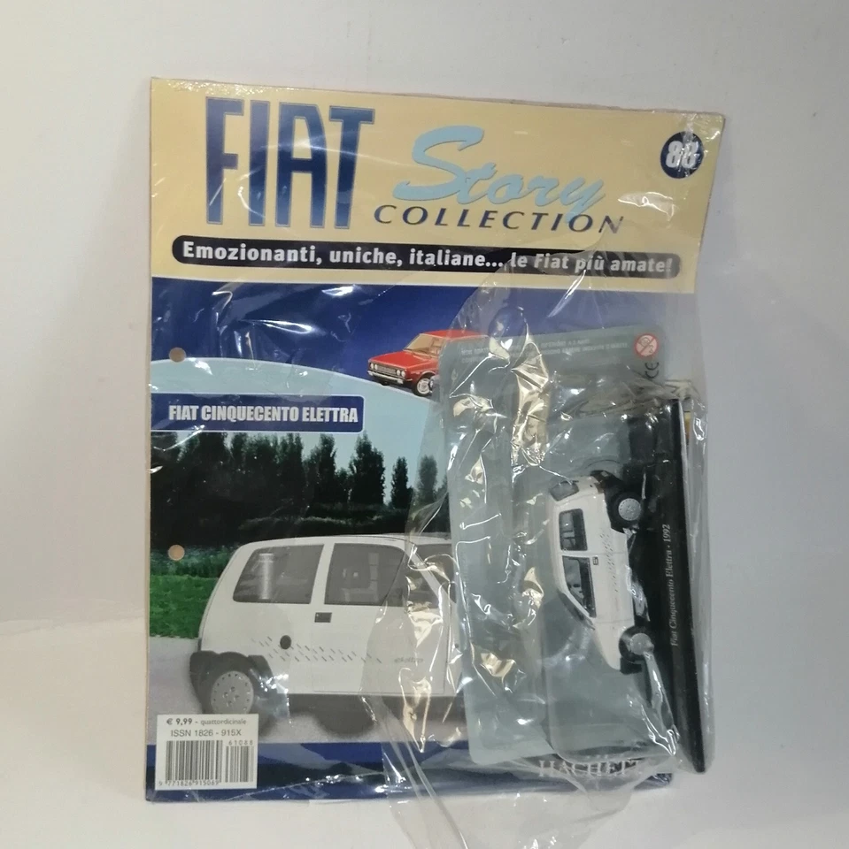 FIAT CINQUECENTO ELETTRA CON FASCICOLO HACHETTE SCALA 1/43 - Immagine 1 di 1