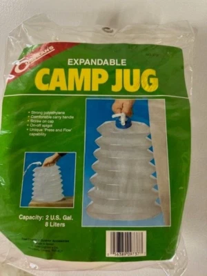 Расширяемый лагерный кувшин Coghlan's - 2 галлона (8 литров) - Изображение 1 из 4