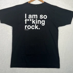 Tim Minchin concert release I am so F**king rock” Black T-shirt Men Medium New - Picture 1 of 7