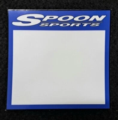 Calcomanías de vinilo JDM Kanto estilo pista CUCHARA DEPORTES matrícula carreras Honda Acura Foto 1 de 3