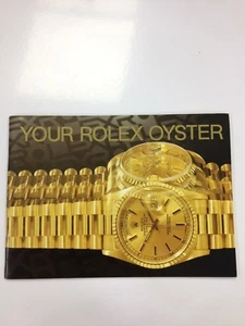 Rolex Your Oyster Booklet Vintage 579.52 EE. UU. 2.1999 - Impreso en Suiza - Imagen 1 de 11