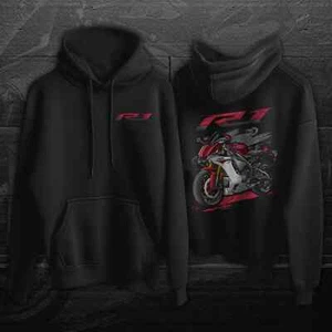 Yamaha YZF-R1 2015-2019 Motorcycle Hoodie for Sportbike Riders - Picture 1 of 20