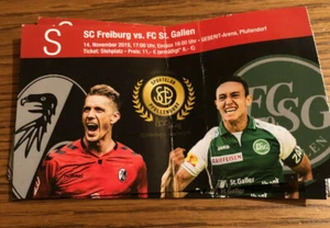 Collectors ticket SC Freiburg-FC St. Gallen (14.11.2019) - Picture 1 of 1