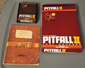 Pitfall II 2 Atari 2600/7800/2600+/7800+ REPRO BOX Complete CIB TESTED WORKS