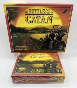 The Settlers of Catan 3061 Complete & 5-6 Player Expansion 3062 New Sealed - Picture 1 of 7