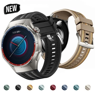 Repalcement Silicone+Nylon Strap Bracelet For Huawei Watch GT 6 Pro 46mm Band