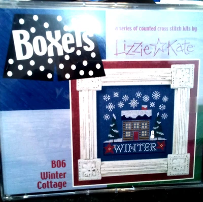 Lizzy Kate Boxer - B06 Winter Cottage kit punto de cruz Foto 1 de 2