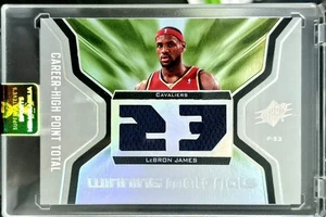 🔥 Lebron James Game Used 2007 SPX Winning Materials "Career-High" RARE! - Bild 1 von 2