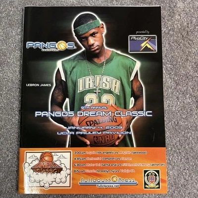 Lebron James High School Program 2003 Pangos Dream Classic UCLA Foto 1 de 4