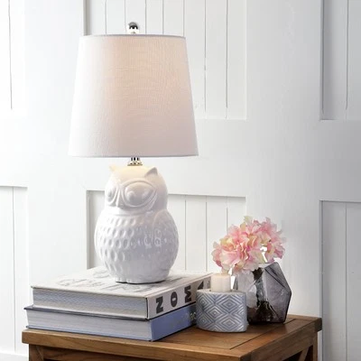 JONATHAN Y Cottage Hoot LED MiniTable Lamp - Image 1 of 4