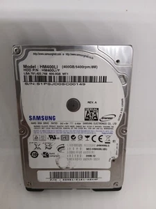 💽 Disque Dur 2.5" Samsung HM400LI – 400GB – SATA – 5400 RPM – 8MB Cache - Photo 1/2