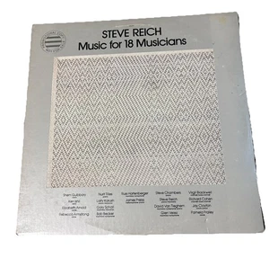 STEVE REICH Music For 18 Musicians ECM LP EX 1978 DJ Radio Issue Avant Garde - Picture 1 of 5