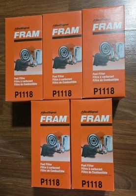 FILTRO DE COMBUSTIBLE DE REPUESTO CINCO MARCOS MODELO P1118 para camionetas Ford L8000 1981-1988 + Foto 1 de 2