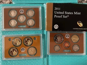 2011 UNITED STATES  PROOF SET. 14 COINS.🇺🇸🇺🇸 - Picture 1 of 2