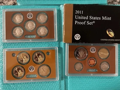 2011 UNITED STATES  PROOF SET. 14 COINS.🇺🇸🇺🇸 - Image 1 of 2