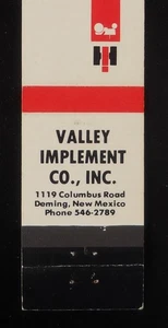 1970s Valley Implement Co. International Harvester 1119 Columbus Road Deming NM - Bild 1 von 2