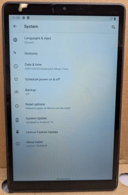 Lenovo Tab TB-8505F Iron Grey WiFi 32GB 8" 5MP Android Tablet - Image 1 of 2