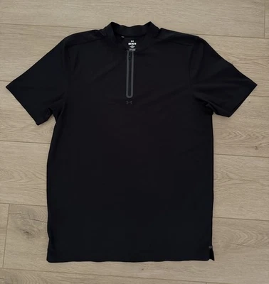 Polo Under Armour Hombre UA Vanish Cremallera Negro Talla Mediana 2022 Foto 1 de 4
