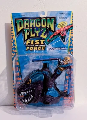 DRAGON FLYZ FIST FORCE BLUEBEAM 1996 GALOOB TOYS NUEVO EN TARJETA 1996 lanzador Foto 1 de 4