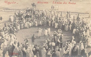 Maroc - MOGADOR Eassouira - Aïssaous - La scène des haches - CARTE PHOTO Année 1 - Picture 1 of 2