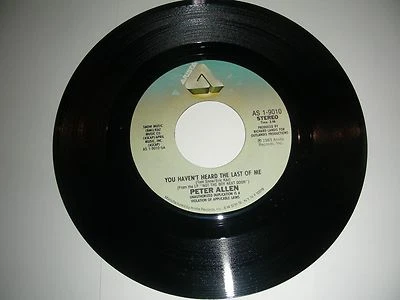 RARE 2nd Release  Peter Allen - You Haven't Heard The Last Of Me Arista  NM 1983 - Image 1 of 4