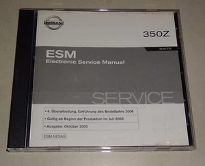 Manual De Taller En CD Nissan 350 Z Tipo Z33 Fecha 10/2005 - Imagen 1 de 2