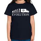DELIVERY TRUCK EVOLUTION OF MAN KIDS T-SHIRT TEE TOP GIFT