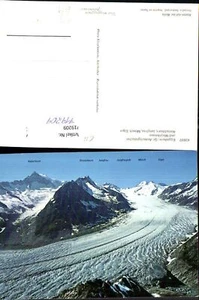 719209 Fiesch Eggishorn Gr. Aletschgletscher u. Märjelensee pub Photo Klopfenste - Bild 1 von 1