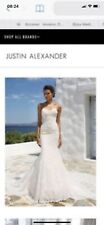 wedding dress size 12 new With Tags.   Justin Alexander 8967