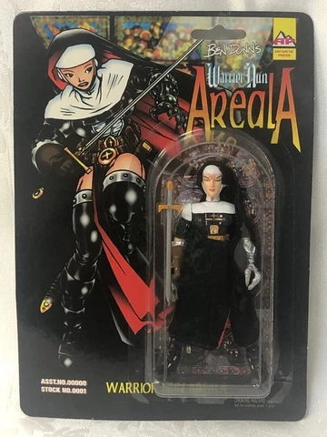 1996 Antarctic Press Ben Dunn's WARRIOR NUN AREALA sealed EXCELLENT, NEW ON CARD Cover