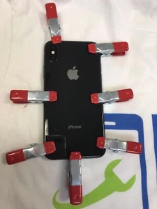 Repuesto de reparación de vidrio trasero agrietado iPhone XS Max correo en servicio - Imagen 1 de 2