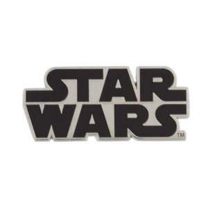 Prendedor esmaltado con logotipo original de Star Wars negro - Imagen 1 de 1