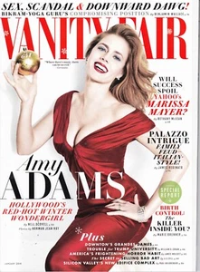 Amy Adams January 2014 Vanity Fair Womens Photo Magazine Red Hot Winter Girl! - Picture 1 of 5
