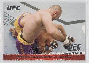 2009 Topps UFC Round 1 Manny Gamburyan Nate Diaz vs #67 Rookie RC