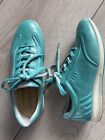 Ecco hydromax turquoise blue leather trainers Sz 37 or 4 (worn Once)