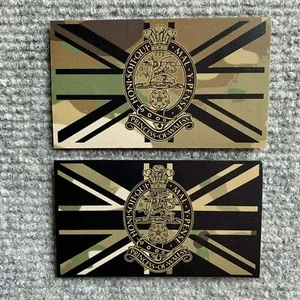 Union Jack Flag IR Style PWRR Multicam Morale Patch, Princess Wale's Royal Rgt. - Picture 1 of 5