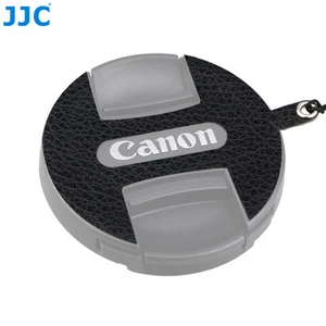 JJC Leather Stickup Lens Cap Keeper String Rope for Canon E-52II 52MM Lens Cap - Picture 1 of 12