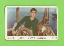 1957 Dutch Gum Card Serie H #29 Tony Curtis