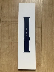 Genuine Apple Watch Sport Band Strap DEEP NAVY - 44mm - Zdjęcie 1 z 2
