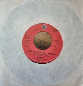 Vinyl-Single Dorthe - Auch Ein Baum Fällt Mal Um / Ein Clown Mit Roten Ohren  - Bild 1 von 4