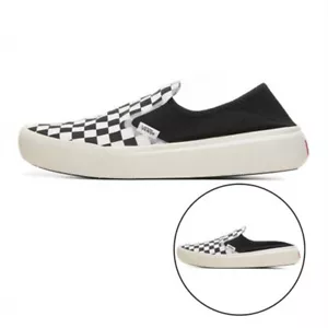 VANS ComfyCush One VN0A45J5R6R1 Checkerboard Black Slip-on Mule Unisex US Shoes - Picture 1 of 6