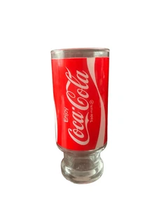 Vaso de pedestal con patas de Coca-Cola de colección nostalgia en siempre - Imagen 1 de 14