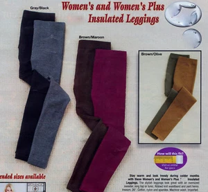 WOMEN'S INSULATED LEGGINGS - Picture 1 of 1