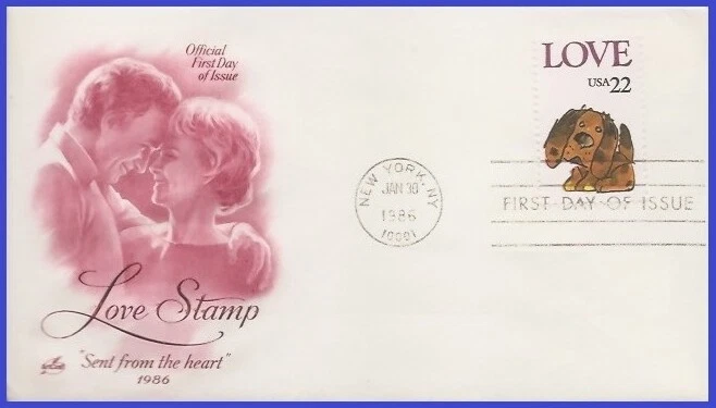 USA5 #2202 U/A ARTCRAFT FDC   Love Puppy - Image 1 of 1