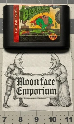 BOOGERMAN Sega Genesis Cart Cleaned Tested Free ship - Image 1 of 3