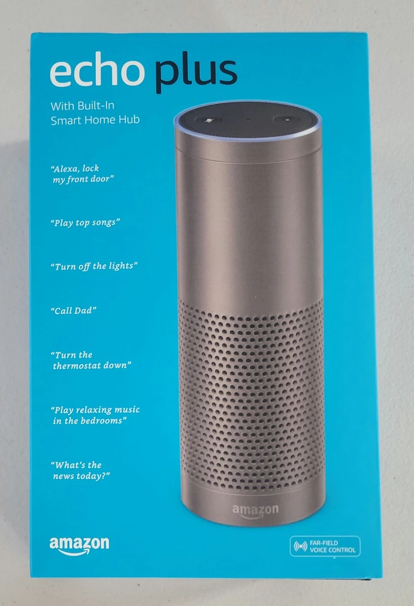 Amazon Echo Plus (1st Generation) Alexa Black Smart Speakers for