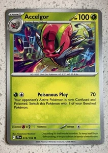 Pokemon Accelgor 013/159 Sv09: Journey Together Regular Near Mint Condition - Picture 1 of 2