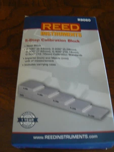 New Reed Instruments R9060 5-Step Calibration Block With Imperial And Metric - Picture 1 of 5