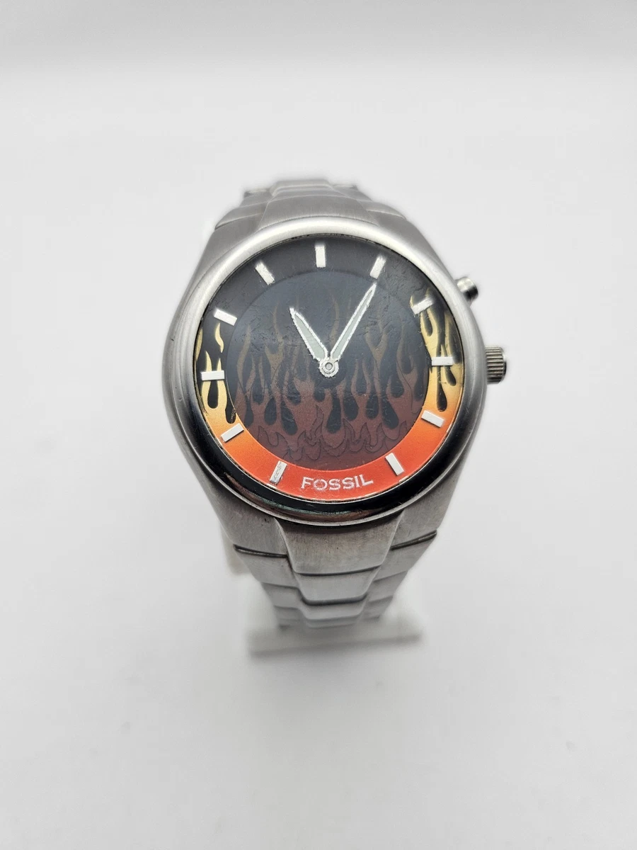 Polished Men Fossil Big Tic Wristwatches | eBay