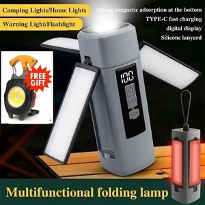 Camping Tent LED Lantern w/Display +Tactical keychain Light w/Lighter, Cutter... - Picture 1 of 16